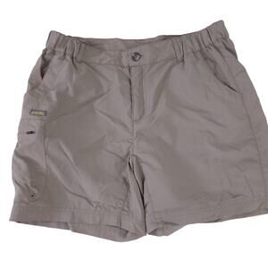 Solstice Women Nylon Shorts Small Outdoor Shorts Tan Hiking Gorpcore Watersport